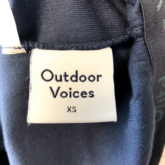 OUTDOOR VOICES Women's Rugby 3" Short XS Dark Blue Athletic NWT - Picture 10 of 10